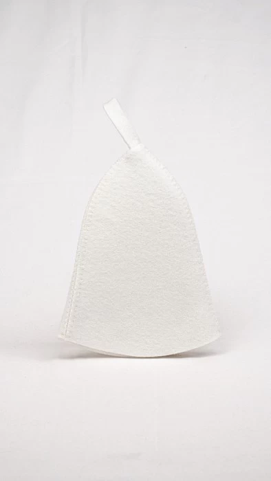 Белый набор из войлока без вышивки (ш+к+в) в упаковке. Фото4 | bandl