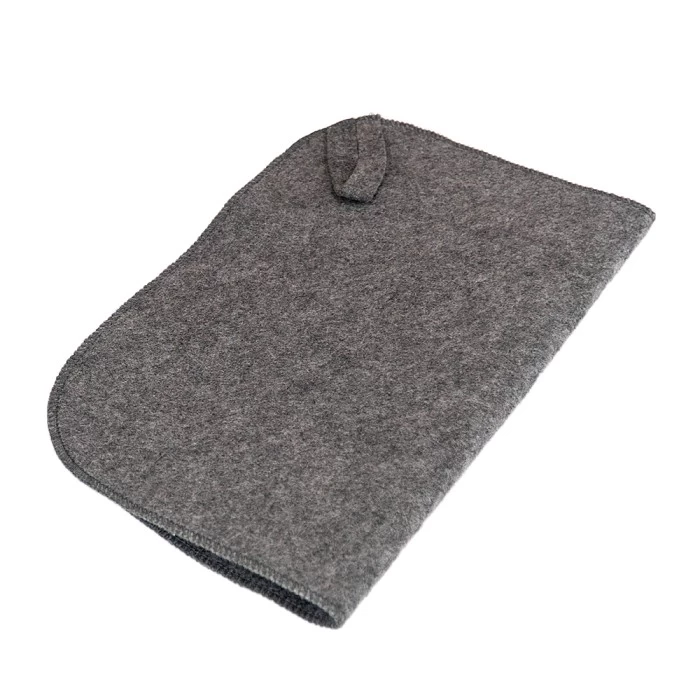 Серый коврик для бани из войлока. Фото2 | bandl