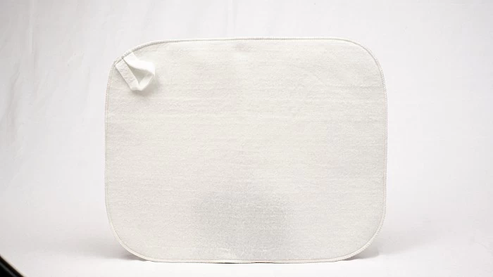 Белый набор из войлока без вышивки (ш+к+в) в упаковке. Фото2 | bandl