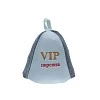 Банная шапка "VIP персона" - белая. Маленькое фото1 | bandl