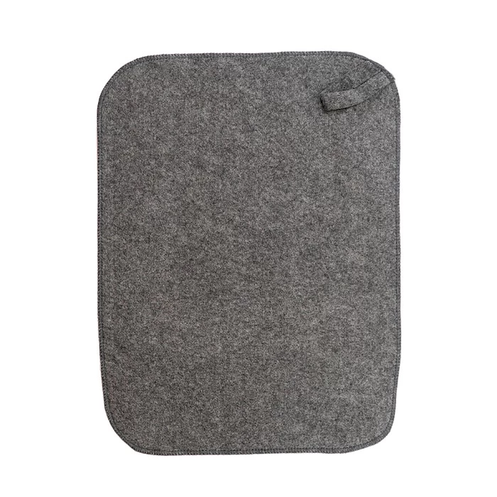 Серый коврик для бани из войлока. Фото1 | bandl